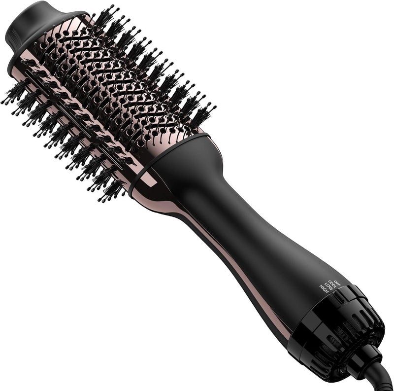 Umeely Hair Dryer Brush Blow Dryer in One, Upgraded 4 in 1 Hair Dryer and Styler Volumizer with Negative Ion Anti-frizz Ceramic Titanium Barrel Hot Air Hair Straightener Brush - Image 1